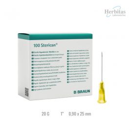 Agujas Sterican Amarillo 25x9