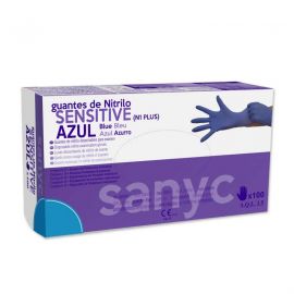  Guantes Nitrilo Sanyc Sensitive Sin Polvo