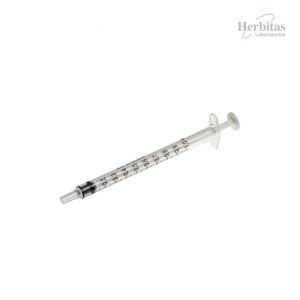 3-piece syringe 1 mL without needle - 120 units