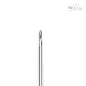 Short Helical Shannon Surgical Burr (2 x 8 mm). L. 65 mm