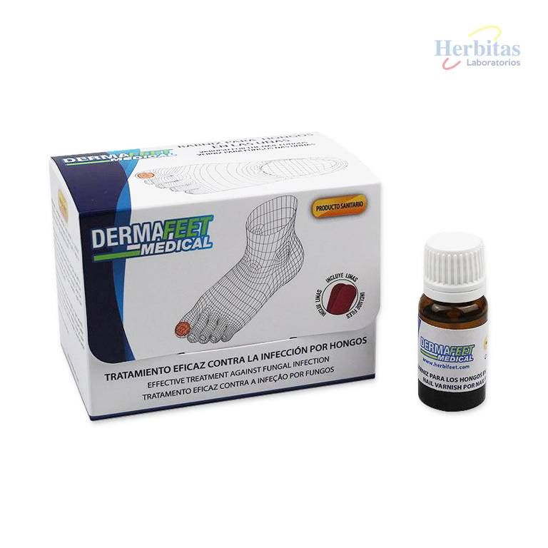 ▷ Dermafeet medical|Barniz para hongos uñas| Herbitas®