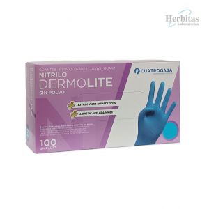 Guanti in nitrile Cuatrogasa Blu